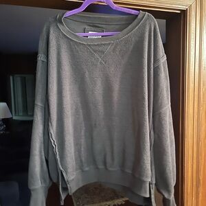 American Eagle Outfitters Seriously Huggable Black Pullover
